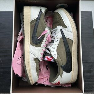 Air Jordan 1 Travis Scott OG SP Low Medium Olive Sz. 13